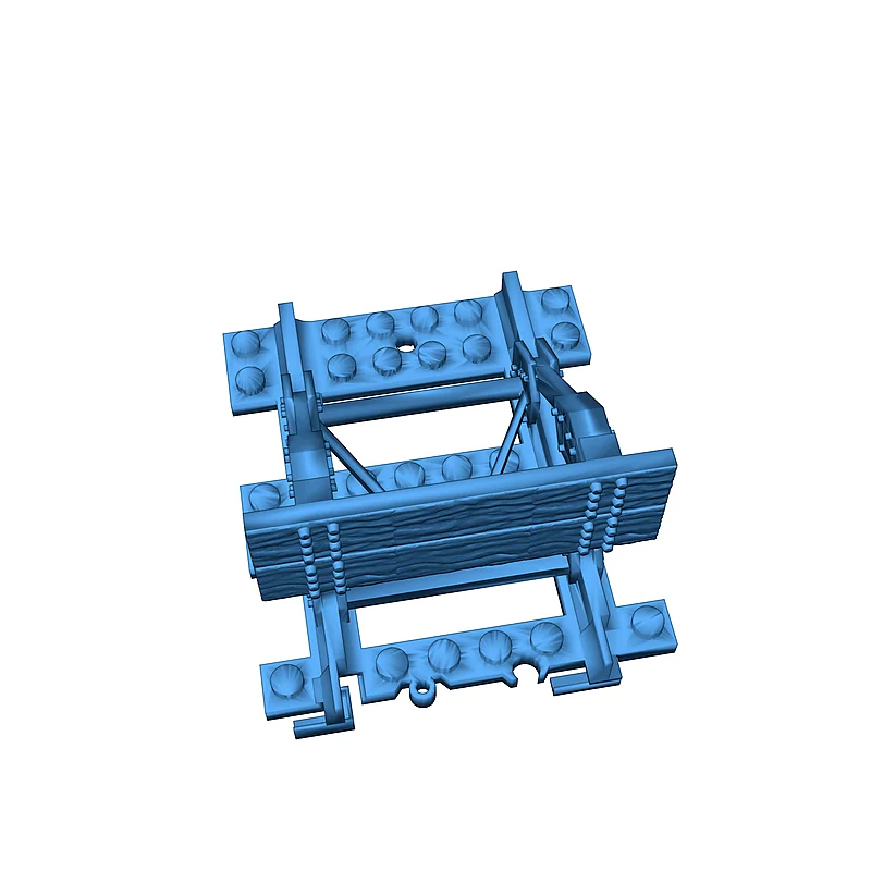 3D модель Lego Блокировка для железнодорожного пути - фото 2