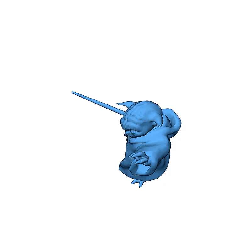 3D модель 3D модель Йоди для друку - фото 2