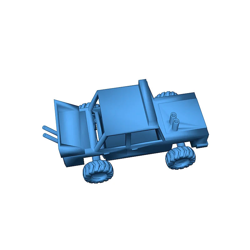 3D модель Модель автомобіля Симпсонів - фото 3