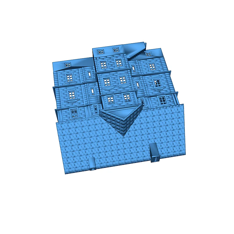 3D модель Міський дім - Лібчіце, Летецка - фото 5