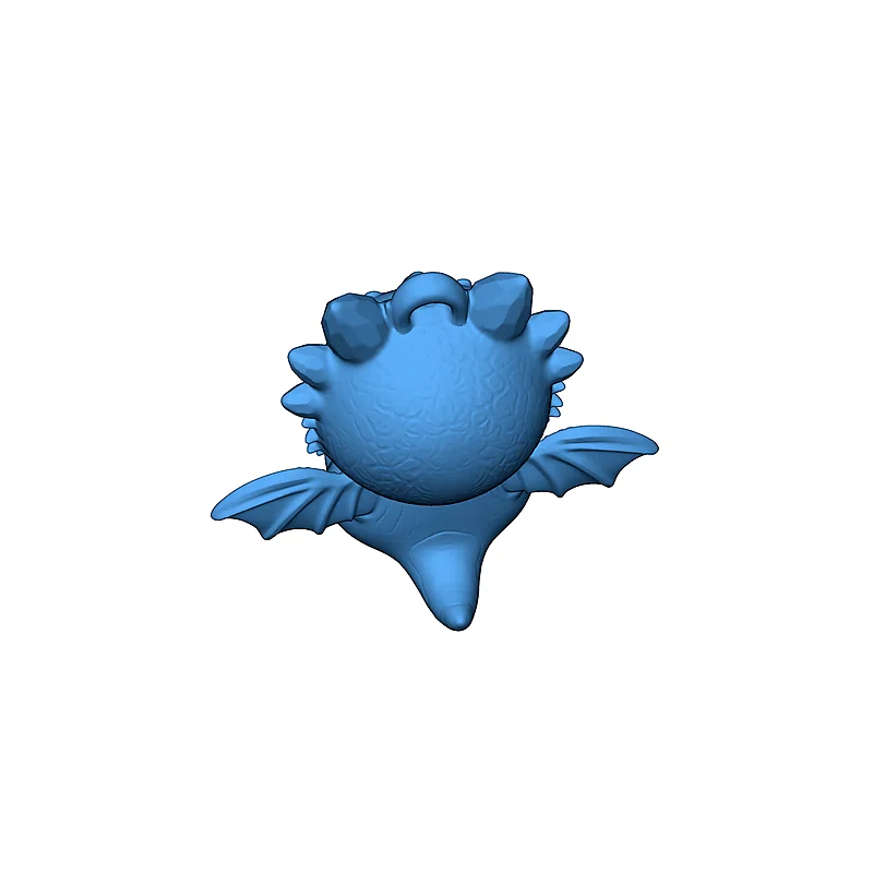 3D модель Crystal Baby Dragon Keychain - фото 10