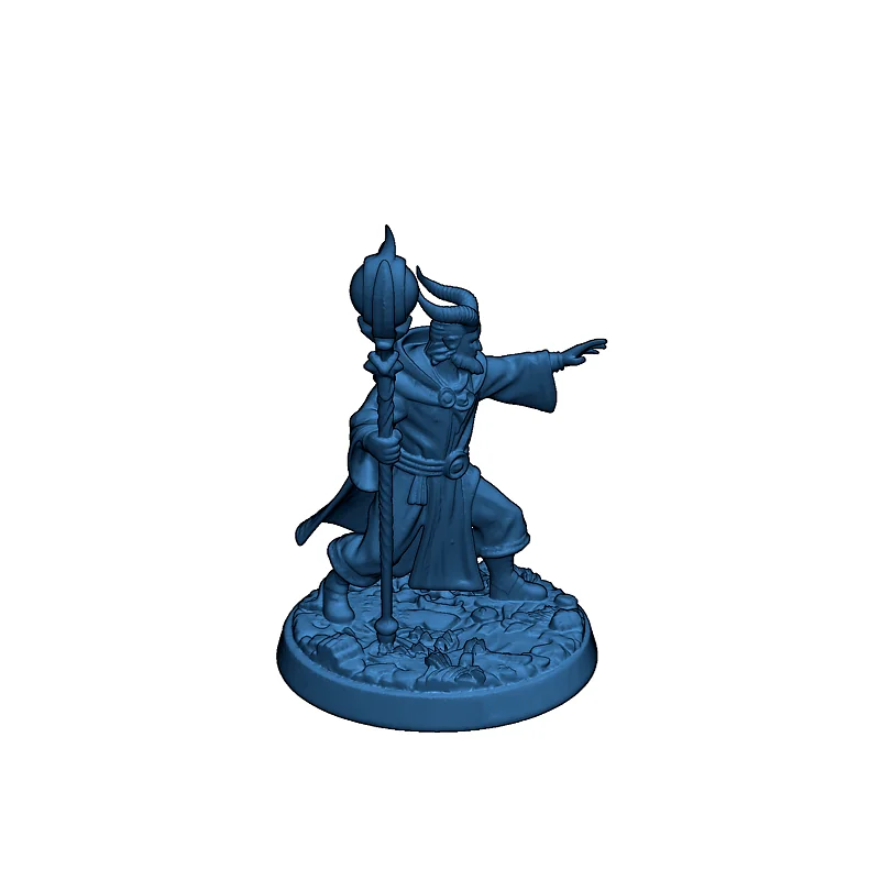 Тифлинг-колдун 3D-модель