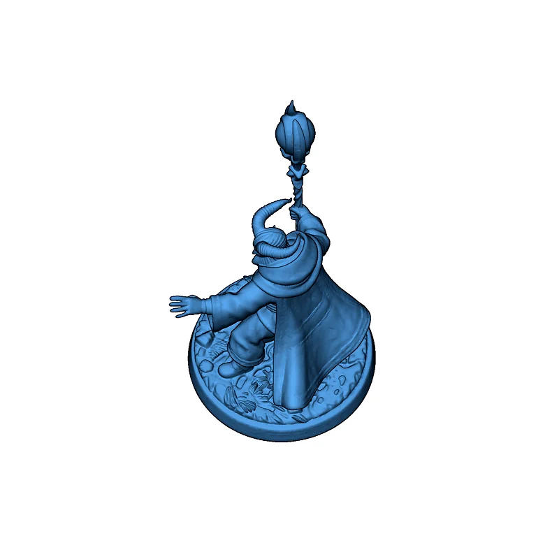 Тифлинг-колдун 3D-модель