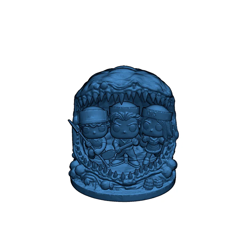 3D-модель персонажей из Stranger Things