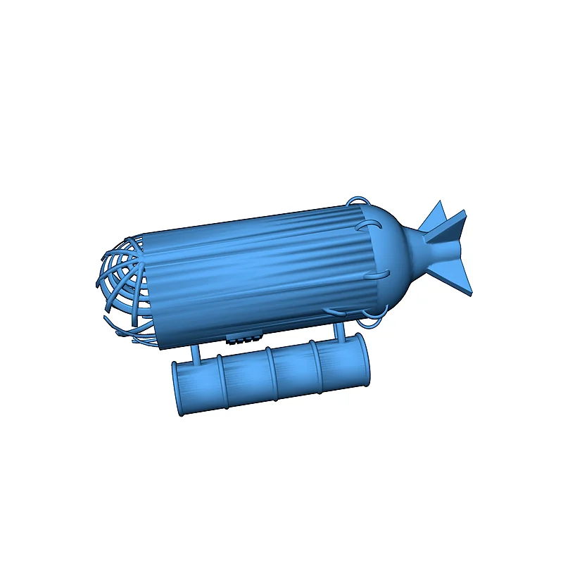 3D модель Модель підводного човна SM-13 з фільму «Залізні легені» - фото 5