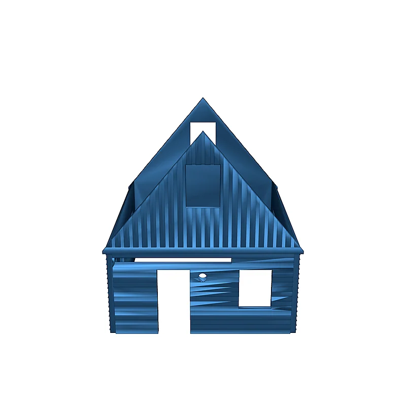 3D модель Модель будинків компанії в масштабі HO - фото 41