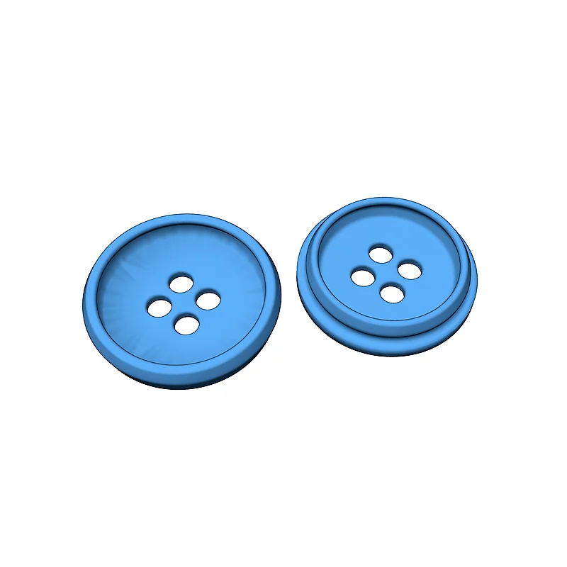 Кнопка сшиваемая с защелкой