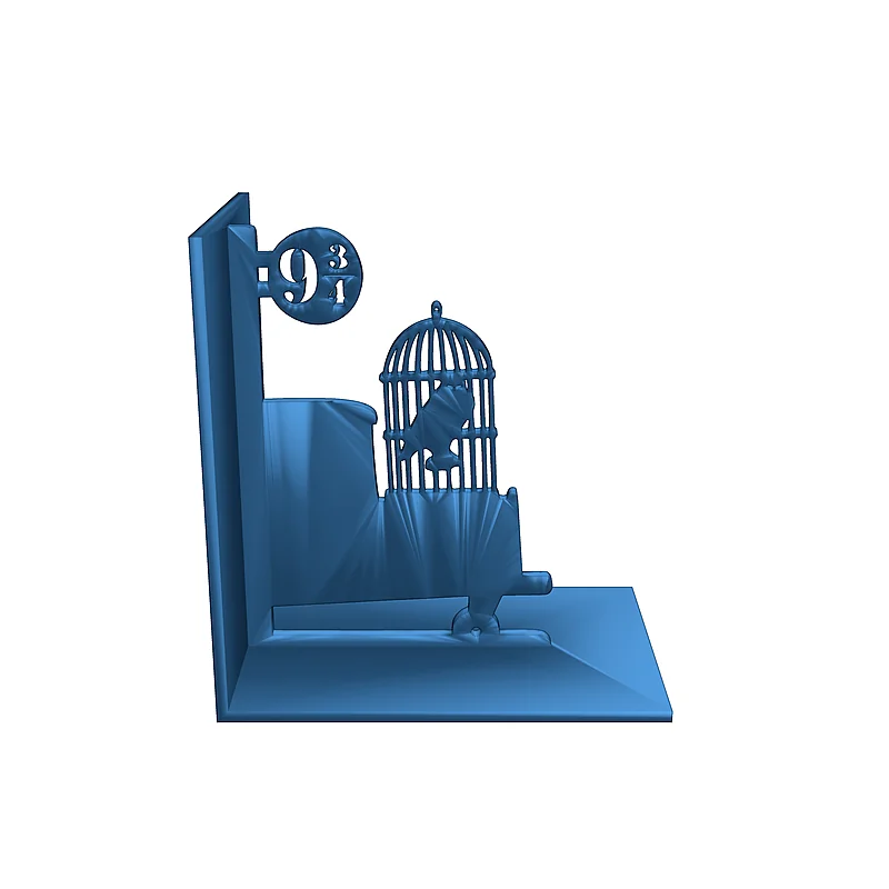 3D модель Harry Potter-Themed Bookends - фото 4