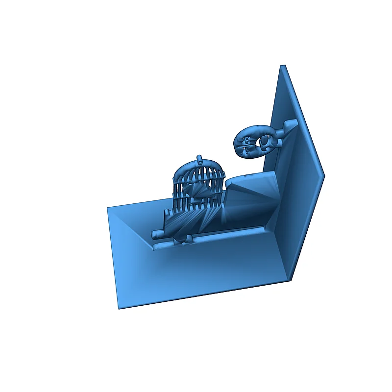 3D модель Harry Potter-Themed Bookends - фото 3