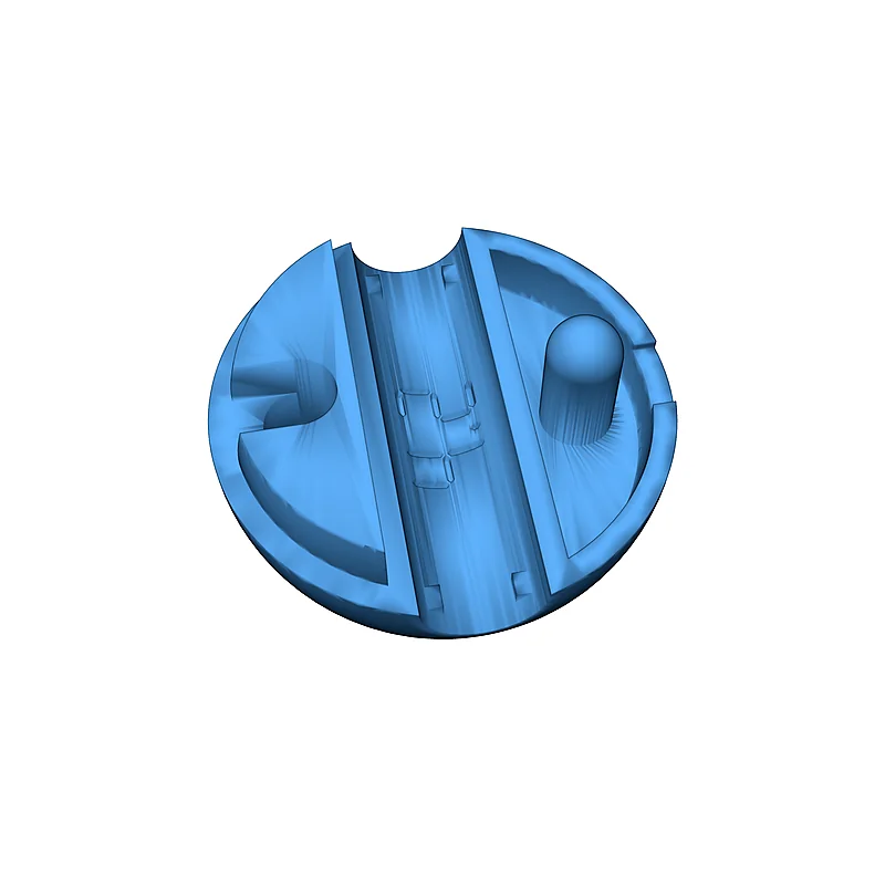 3D модель Desktop cable holders (one to six slots) with snap-on ball adapters - фото 36