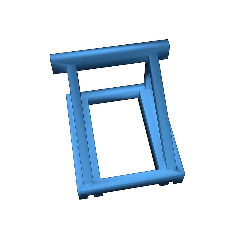 3D модель Трековый бампер H0 - фото 5