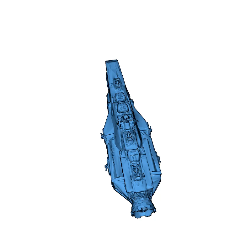 СSciFi Kitbash: Ракетный Крейсер