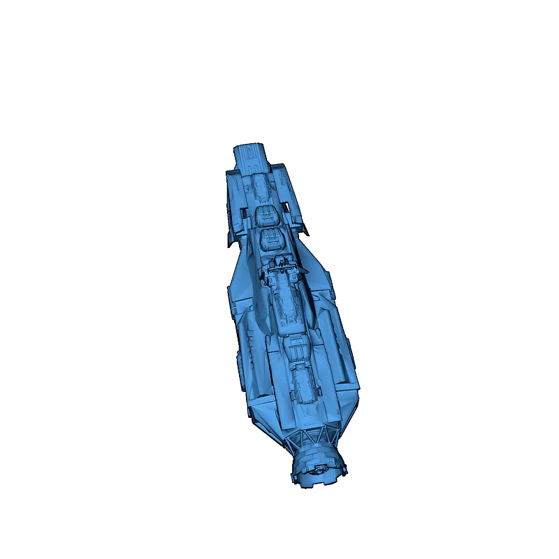 СSciFi Kitbash: Ракетный Крейсер