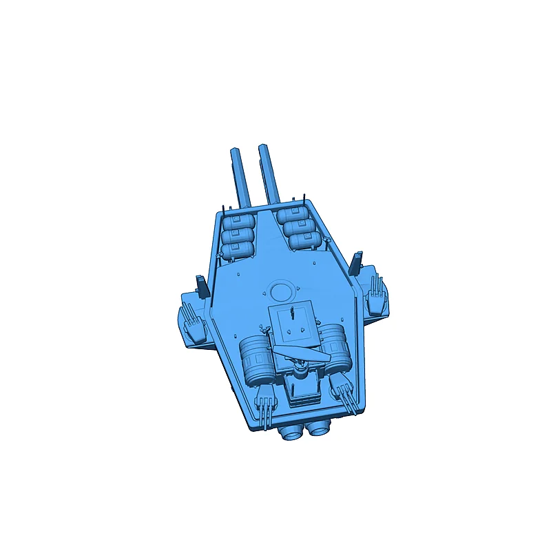 3D модель Модель Бойового Корабля Галактичного Простору 1/48 - фото 5