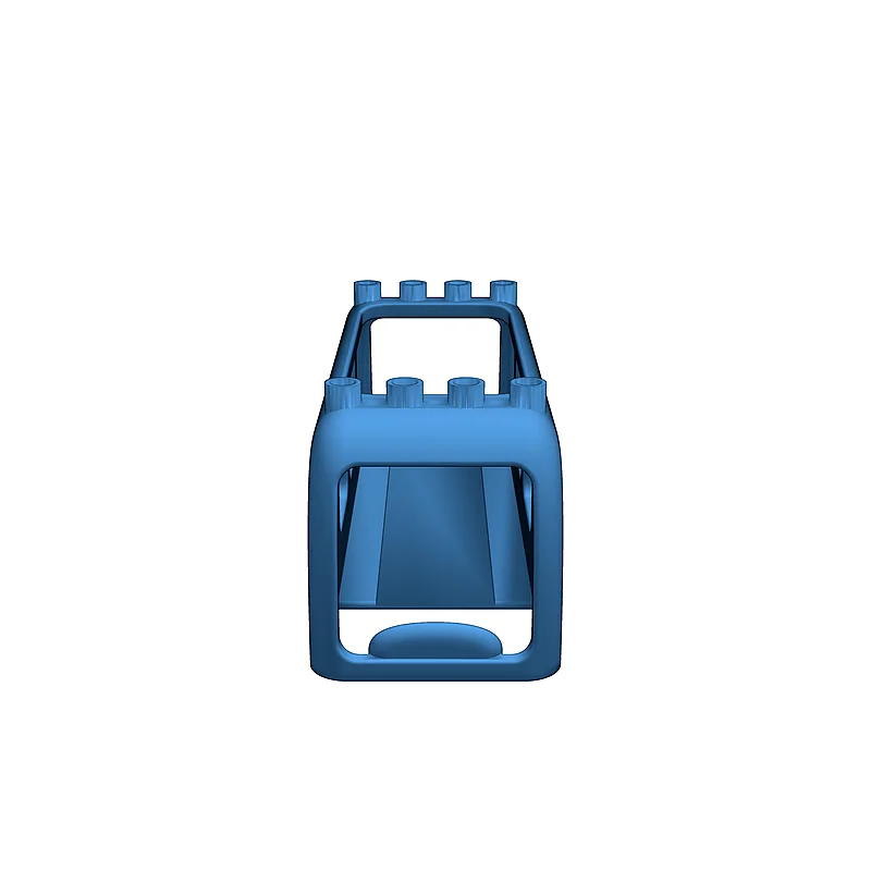 3D модель Совместимый автобус LEGO DUPLO для трейлера - фото 22