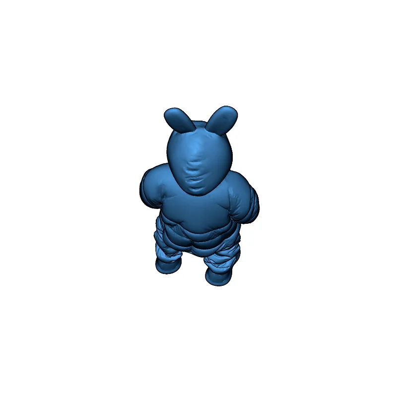 3D модель 3D модель кролика с граффити - фото 3