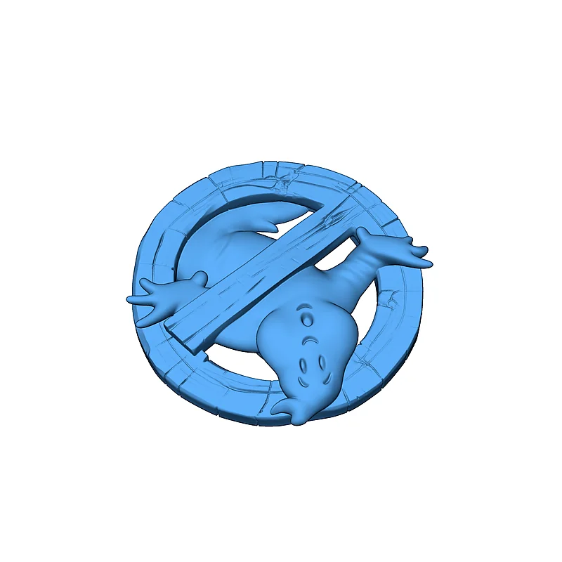 Логотип Ghostbusters - 3D модель