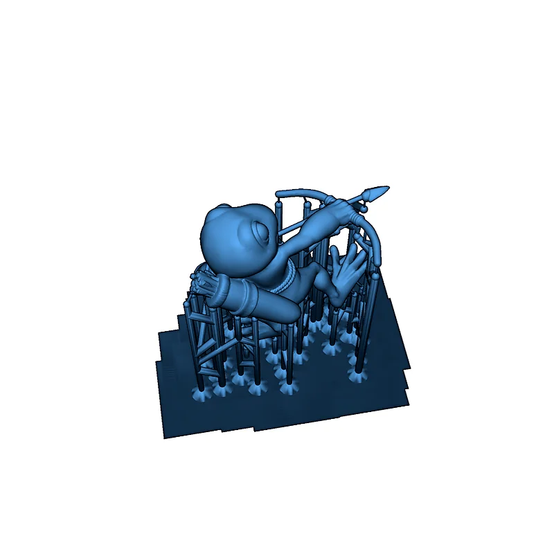 3D модель Модель Grung лучника - Руководство Воло - фото 10