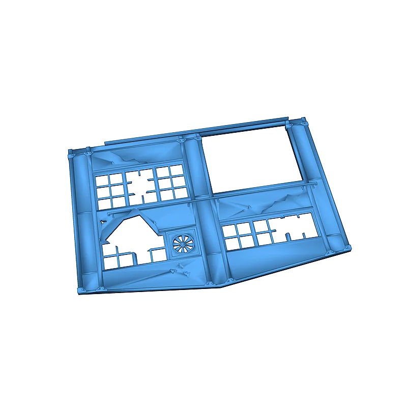 3D модель Пошкоджені елементи фабрики - фото 34