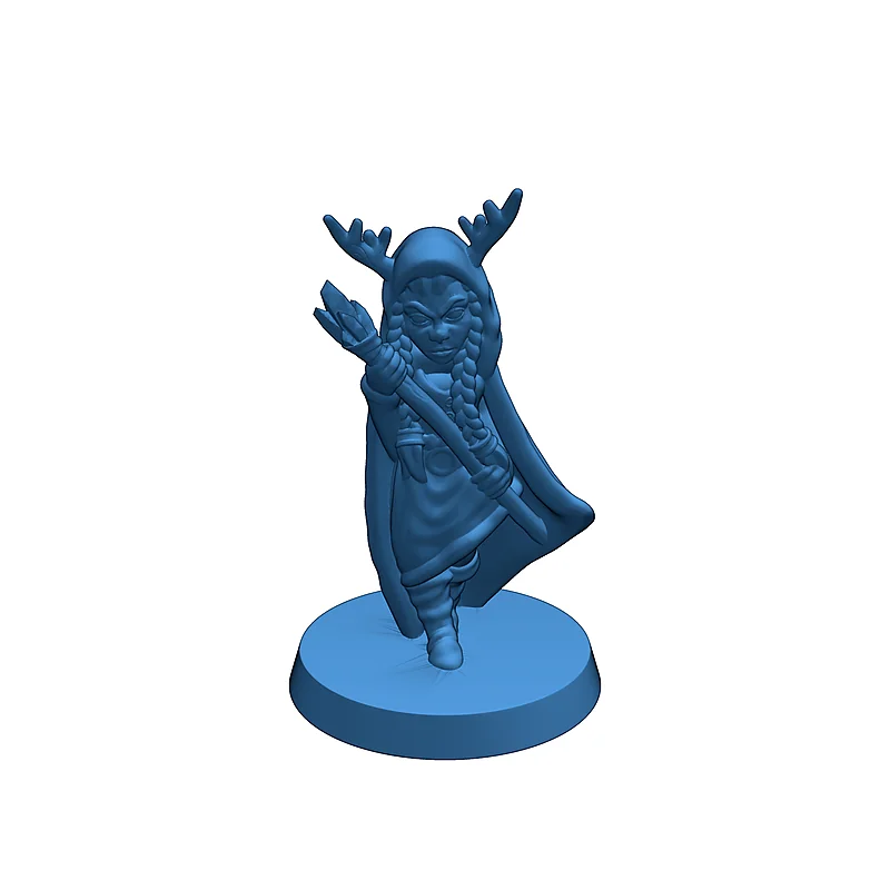 3D модель Миниатюра Frost Druid без поддержки - фото 5