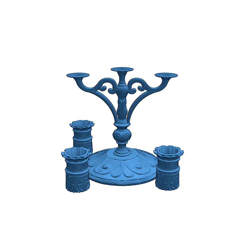 3D модель Лампочка-Подсвечник с 3 лампами E14 - фото 4