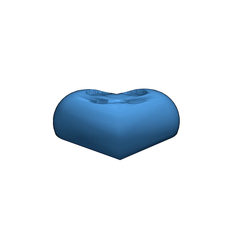 3D модель Сердце на День Святого Валентина (Овальные Глаза) - фото 4