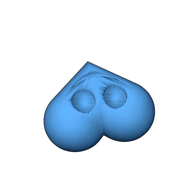 3D модель Сердце на День Святого Валентина (Овальные Глаза) - фото 3