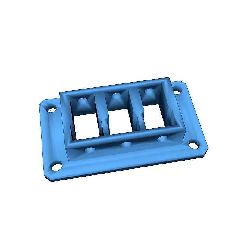 3D модель Параметрическая панель для T plug (dean) разъемов - фото 6