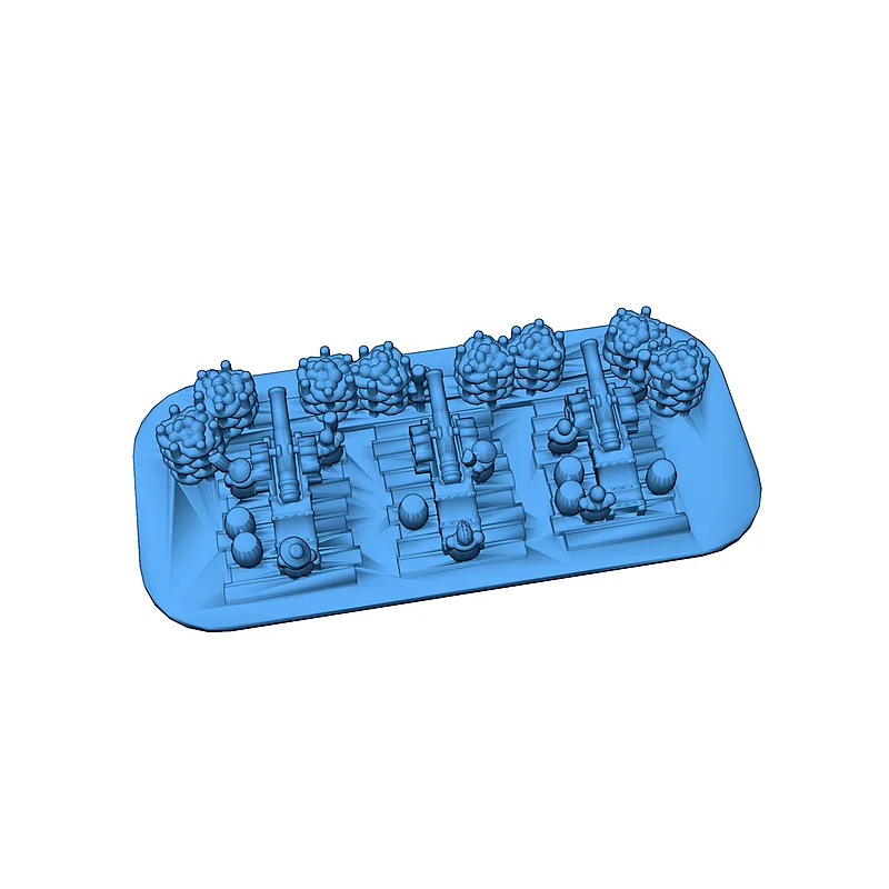 3D модель Мініатюри Італійських війн - Серія T40 - фото 31