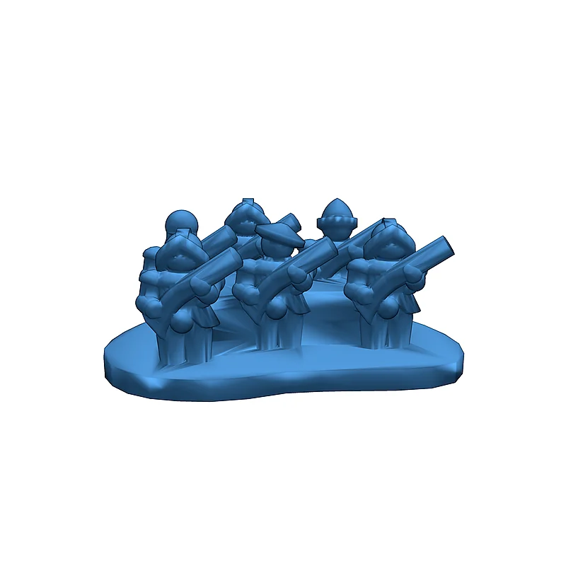 3D модель Мініатюри Італійських війн - Серія T40 - фото 68