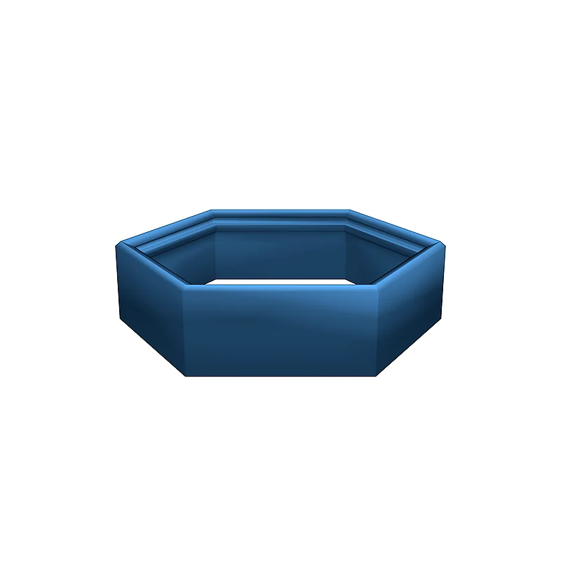 3D модель Шестигранный настенный вазон - фото 5