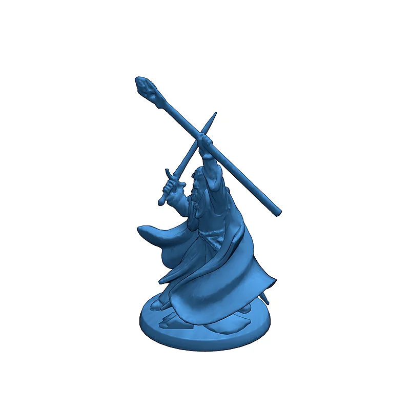 3D модель Гэндальф Серый с Балрогом (с основанием) - фото 5