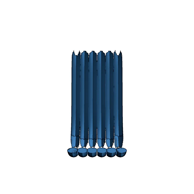 3D модель Подставка для телефона с изогнутыми формами - фото 3