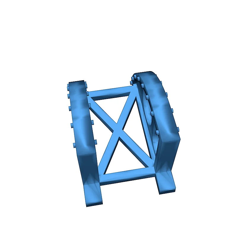3D модель 28мм Боевая Танковая Модель | Человеческая Оборонительная Сила - фото 24