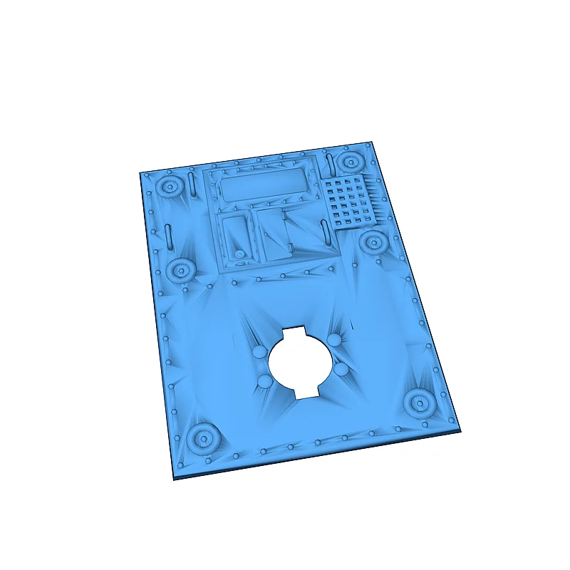 3D модель 28мм Боевая Танковая Модель | Человеческая Оборонительная Сила - фото 30