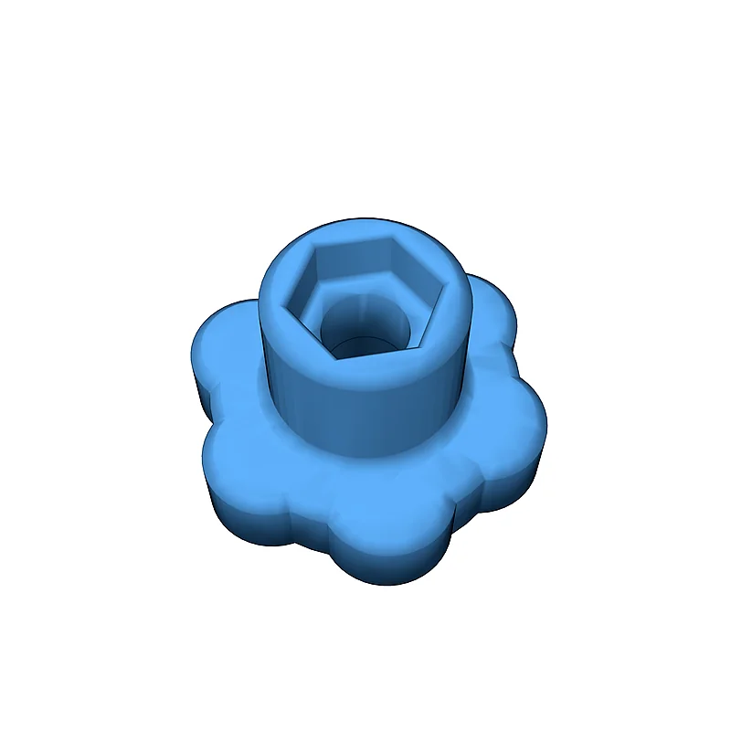 3D модель Звездочка с внутренней резьбой M5, M6, M8 - фото 9