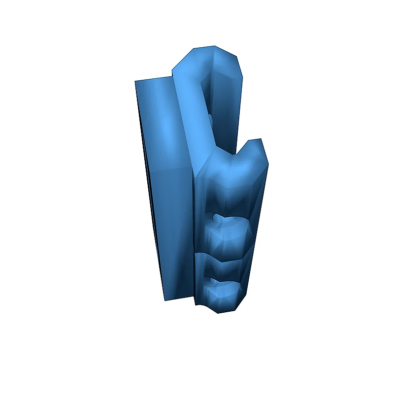 3D модель Адаптер Picatinny на M-Lok - фото 3