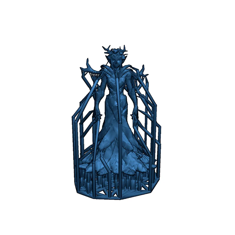 3D модель Королева Дриад - Мініатюра для RPG - фото 5