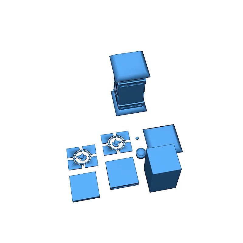 3D модель Голова волка для вархаммера - фото 3