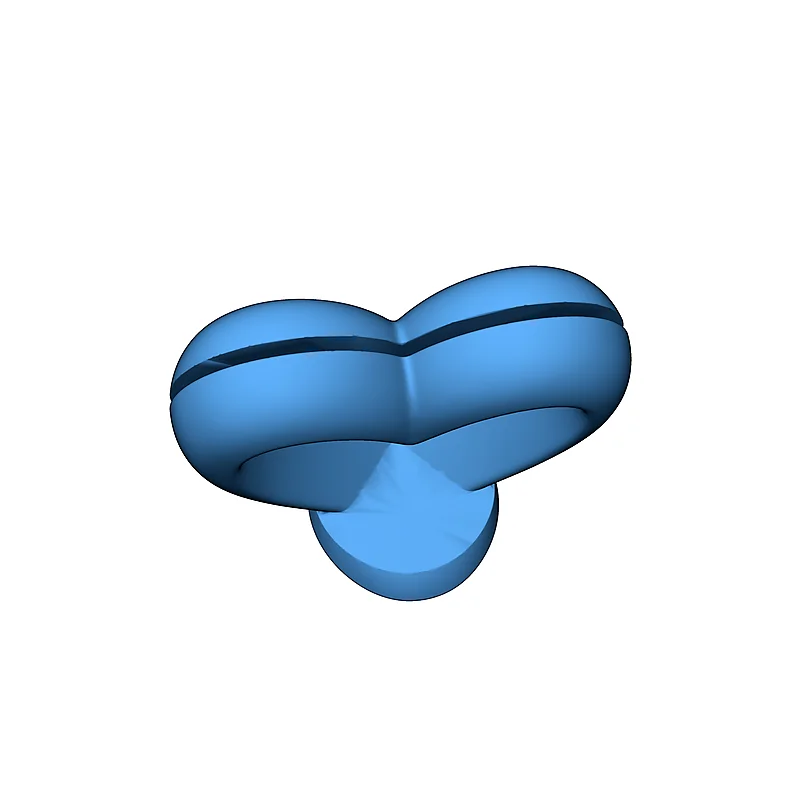 3D модель Подставка в форме сердца на День Святого Валентина - фото 4