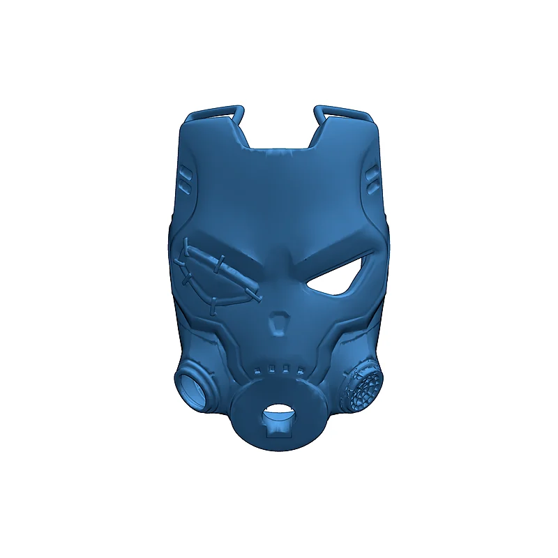 3D модель Маска Psycho Krieg - Знімний фільтр та функціональний дихальний апарат - фото 34