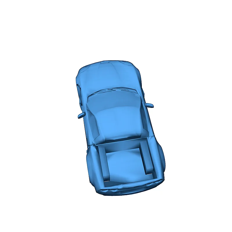 3D модель Модель Corvette Z06 в формате грузовика - фото 2