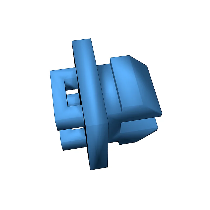 3D модель Крепление для мотокосы с квадратным отверстием - фото 4