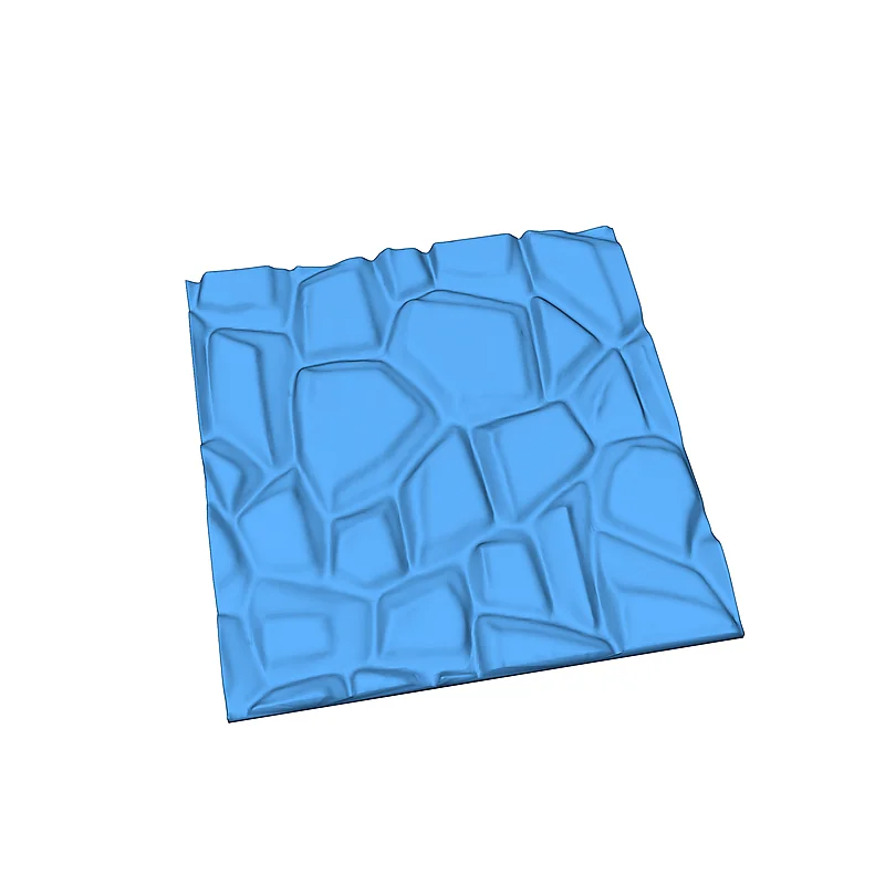 3D модель Фоновая модель каменной стены для террариума - фото 3