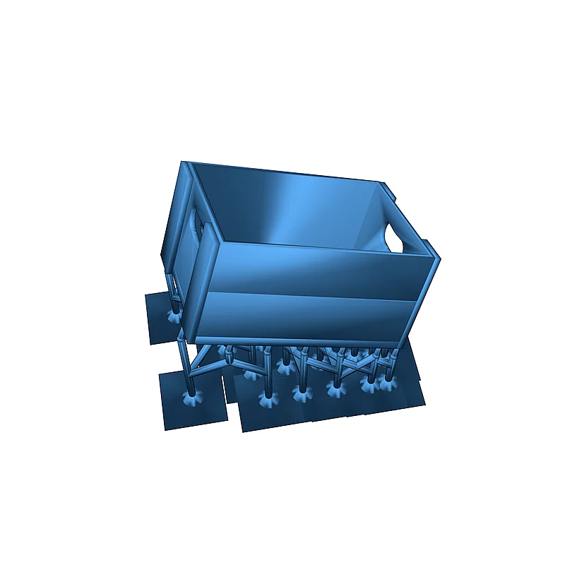 3D модель Модель деревянного ящика с пивом и бутылками 1:19 - фото 13