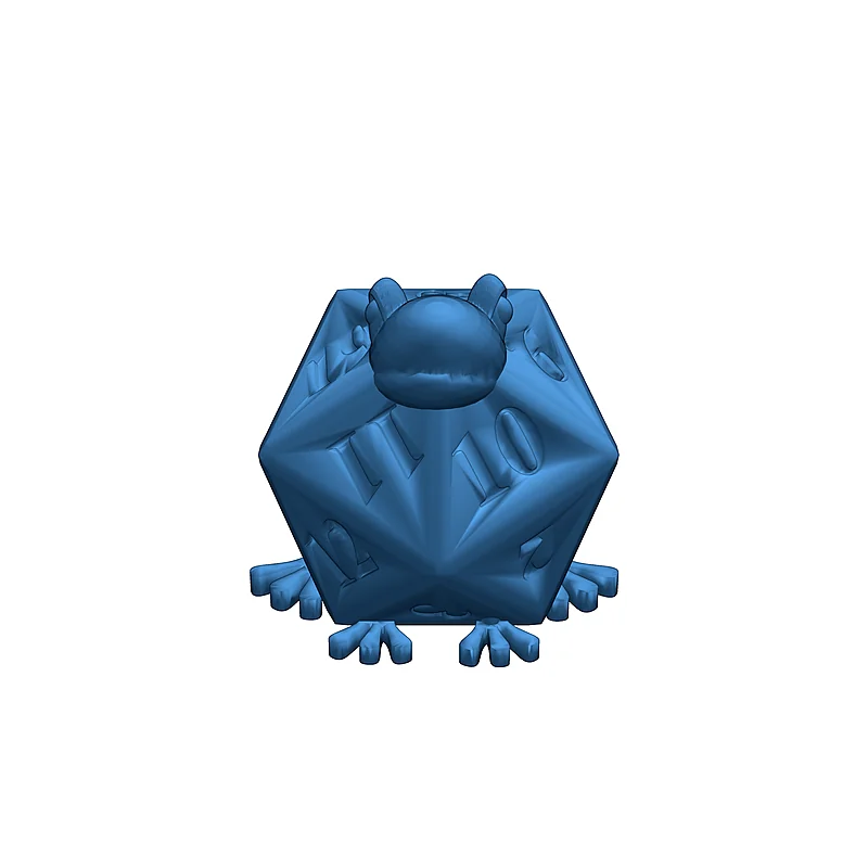 3D модель Модель Evil Dice Frog - фото 3