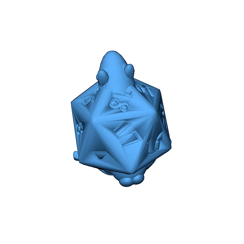 3D модель Модель Evil Dice Frog - фото 2