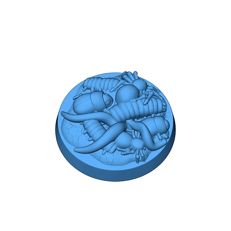 3D модель Стая насекомых без поддержки для FDM - фото 3