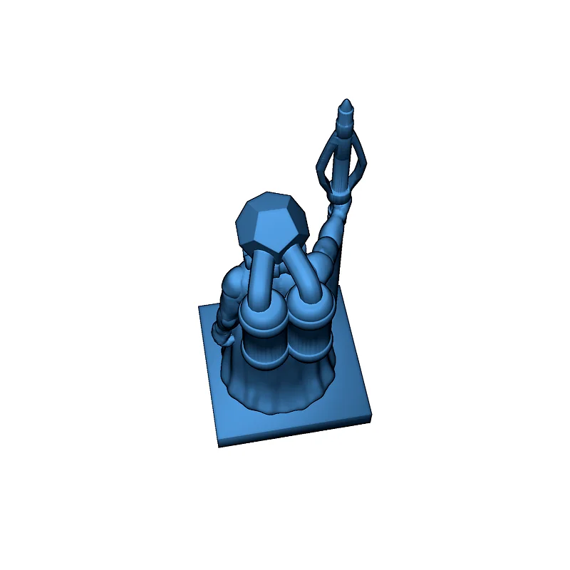 3D модель Дивні культисти (дальнобійні) для 1:72 - фото 3