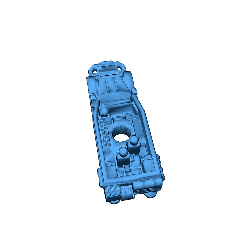 3D модель Модель СУ-57 (57мм M3 GMC T48 в советской службе) - фото 17